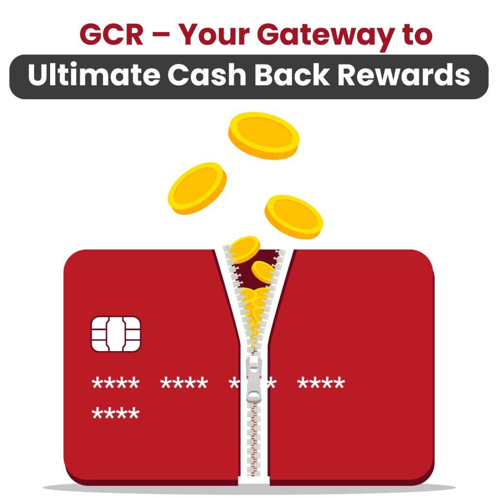 An illustration of a cash back credit card