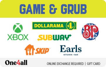 The Game and Grub eGift Card